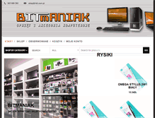 Tablet Screenshot of bitmaniak.pl